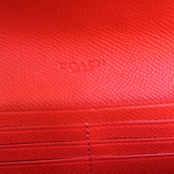 New! COACH watermelon slim envelope wallet! - Picture 6 of 11